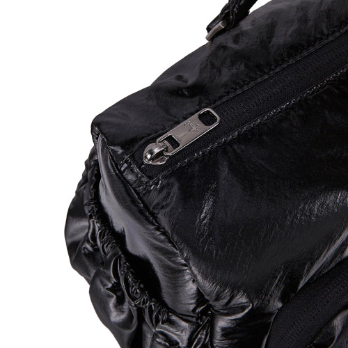 Glossy Duffel Bag Black FLOTFA1B08