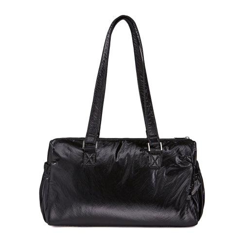 Glossy Duffel Bag Black FLOTFA1B08