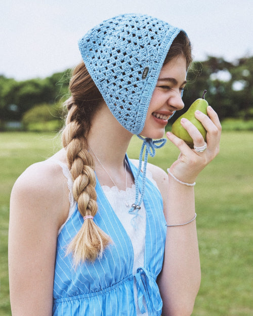 Knitwear Hair Scarf Blue FLOTFA2S20