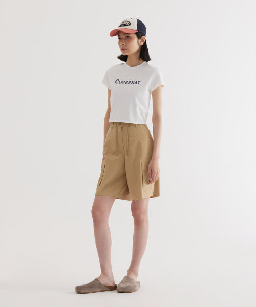 (W) AUTHENTIC LOGO BABY FIT T-SHIRT