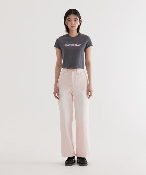 (W) AUTHENTIC LOGO BABY FIT T-SHIRT