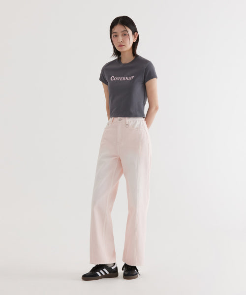 (W) AUTHENTIC LOGO BABY FIT T-SHIRT