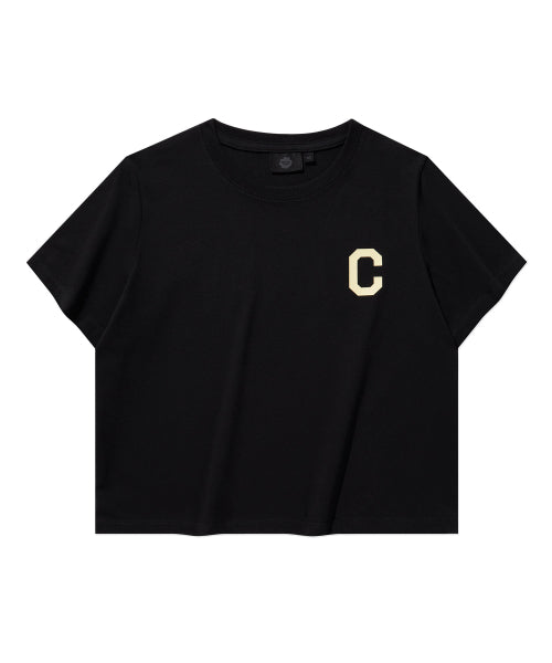 (W) C-LOGO CROP FIT T-SHIRT