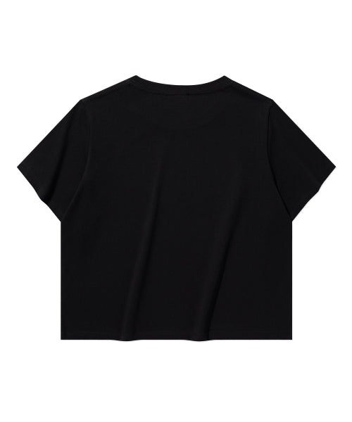 (W) C-LOGO CROP FIT T-SHIRT