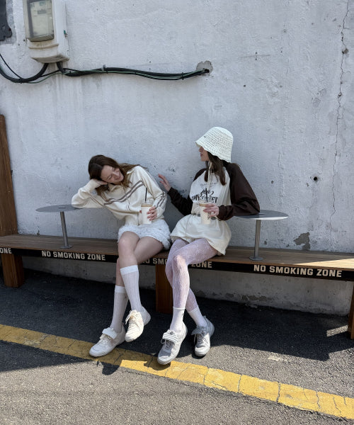 Flap Sneakers Beige FLOTFA1W23