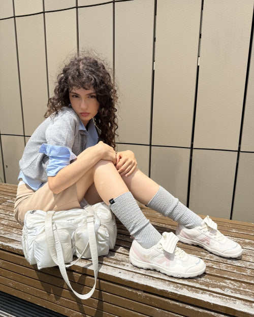 Flap Sneakers Beige FLOTFA1W23