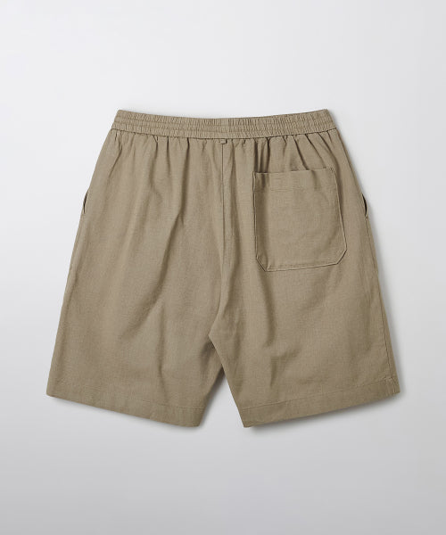 Linen Banding Shorts_SPTHFA9C91