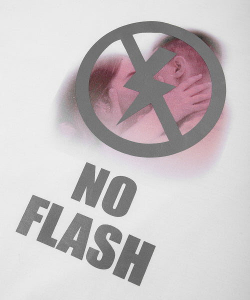 NO FLASH T-SHIRTS [WHITE]
