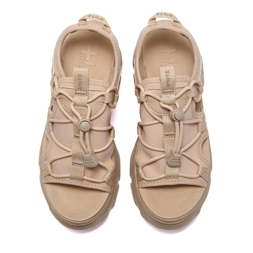 Romita Platform Sandals Beige FLOTFS2W08