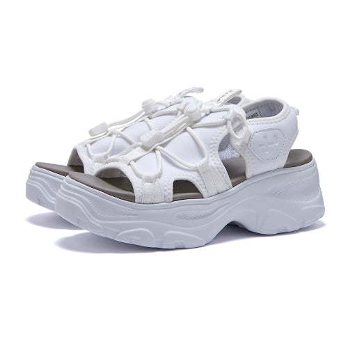 Romita Platform Sandals White FLOTFS2W07