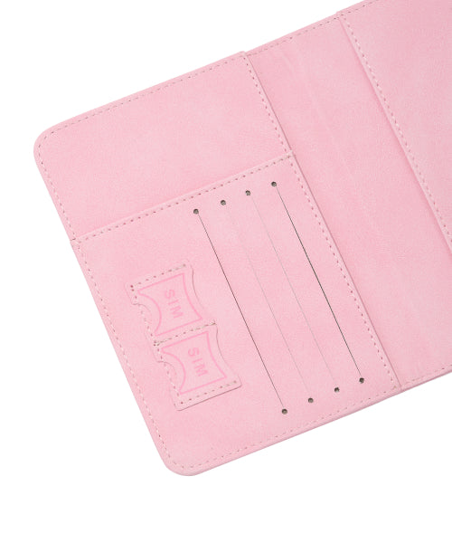 Passport Case Ballpoint Pen SET Pink