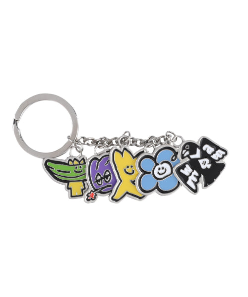 Friends Metal Keyring Multi