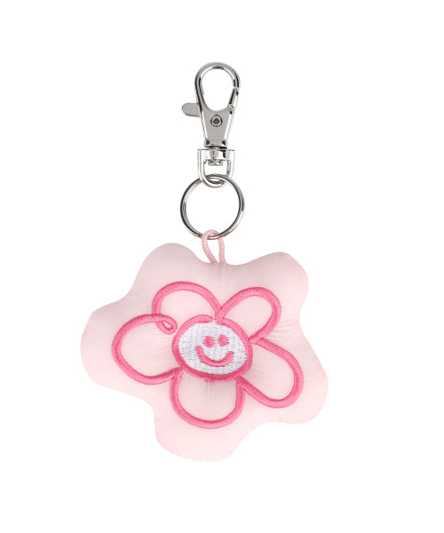Lily key ring pink