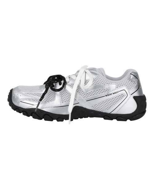 Kithe Mesh Sneakers Silver