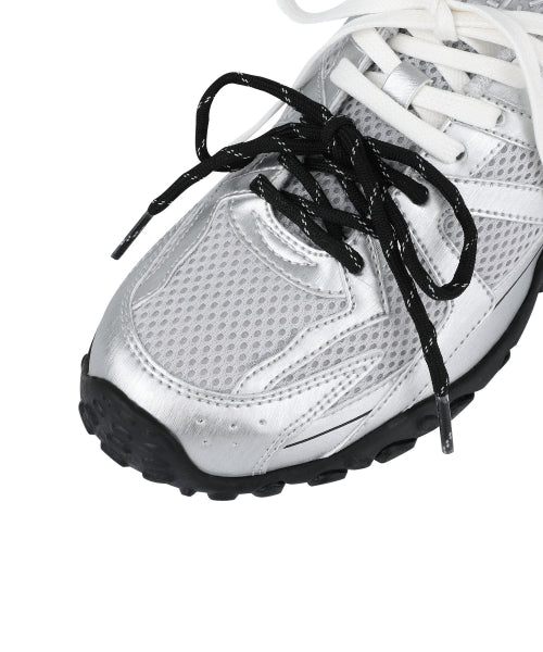 Kithe Mesh Sneakers Silver