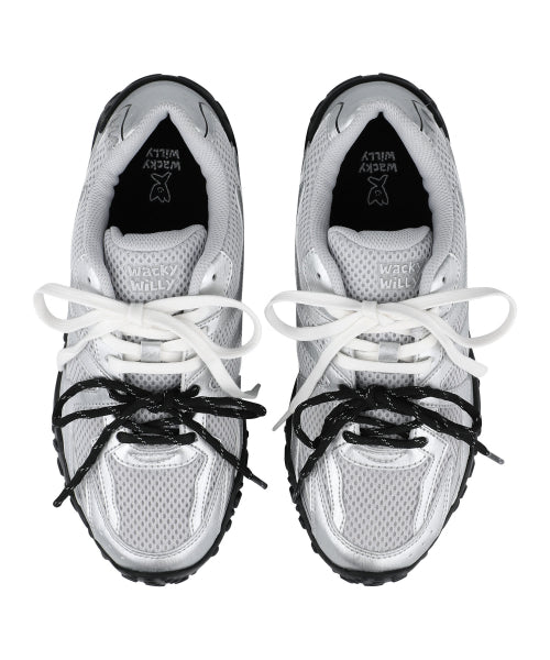 Kithe Mesh Sneakers Silver