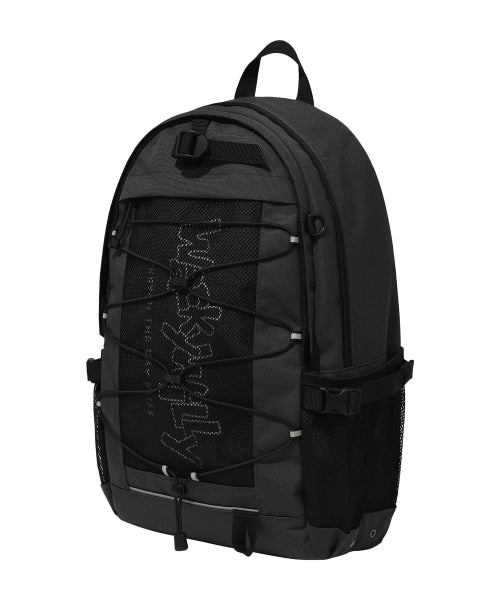 [25SS] Mesh String Backpack Charcoal