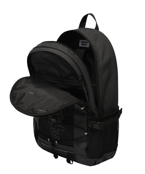 [25SS] Mesh String Backpack Charcoal