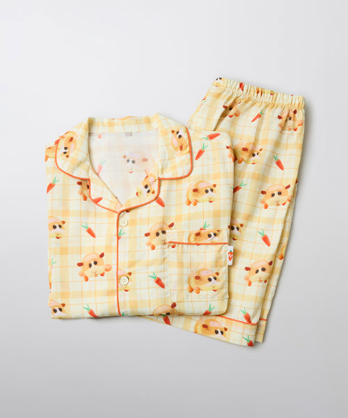 [Bbui Moruka] Short-sleeve Pajama (ORANGE)_SPPPF38U01