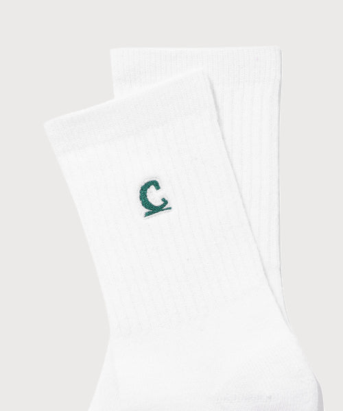 SYMBOL LOGO WHITE SOCKS 3PACK