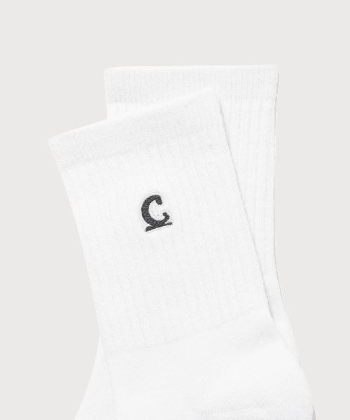 SYMBOL LOGO WHITE SOCKS 3PACK