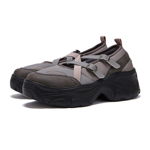 [Ozzy xron] Romita Platform Banding Meri-Jane Shoes FLOTFA3W36
