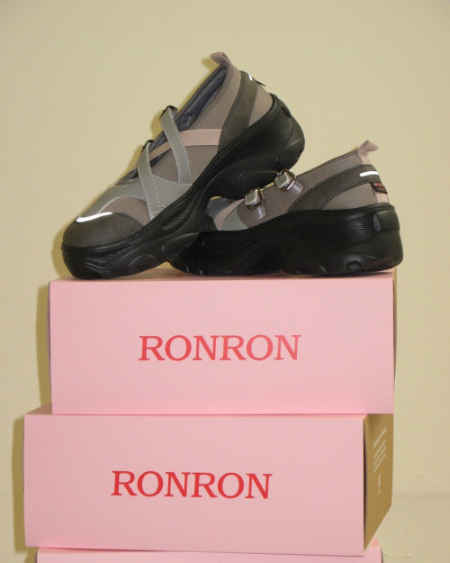 [Ozzy xron] Romita Platform Banding Meri-Jane Shoes FLOTFA3W36