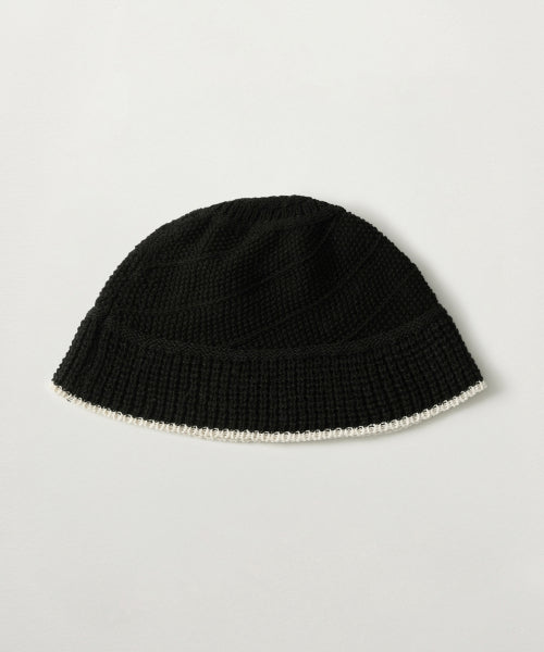 Summer Knit Bucket Hat Black
