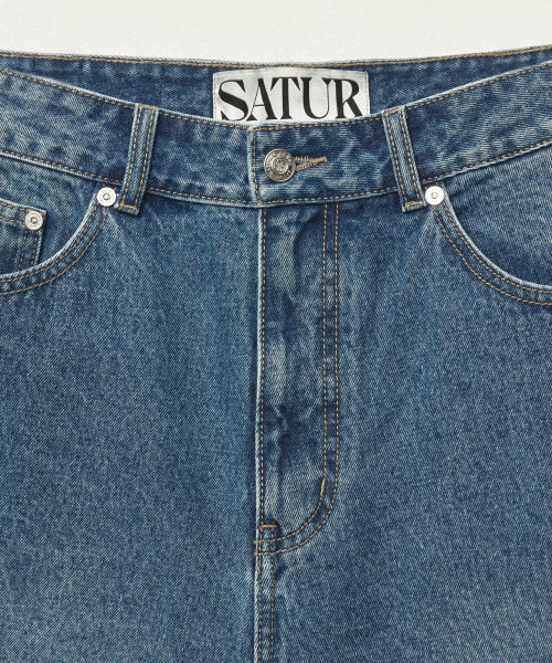 Cargo Bermuda Denim Shorts Blue