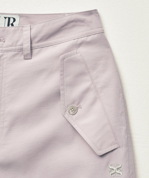 Wide String Cargo Pants Lavender