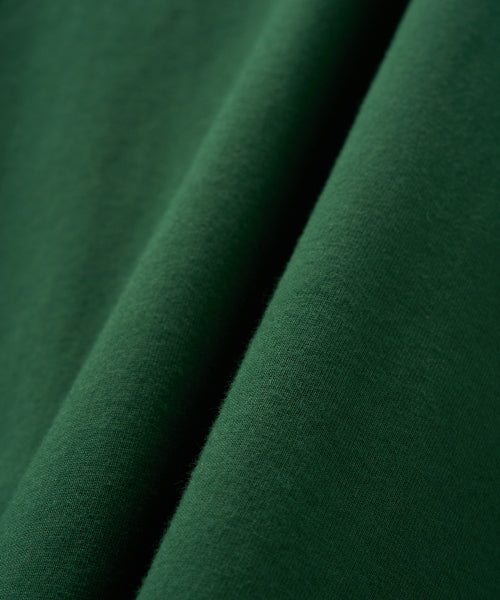 Bon Voyage Raw-Cut Applique T-Shirt Deep Green