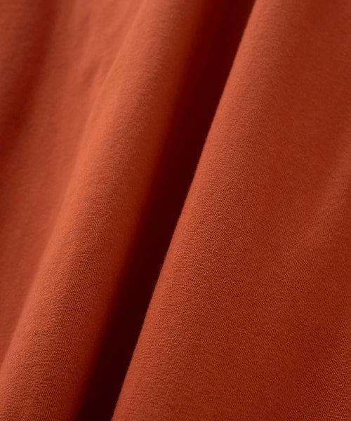 Bon Voyage Raw-Cut Applique T-Shirt Brick Orange