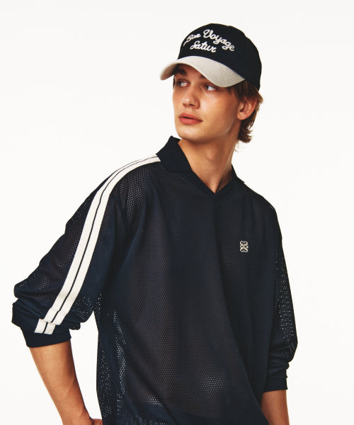 Lausanne Mesh Football Shirt Black