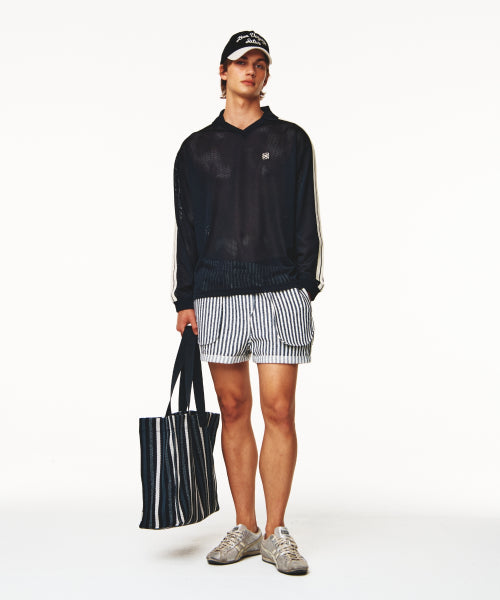 Lausanne Mesh Football Shirt Black