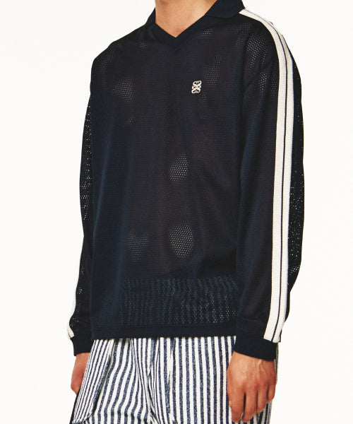 Lausanne Mesh Football Shirt Black
