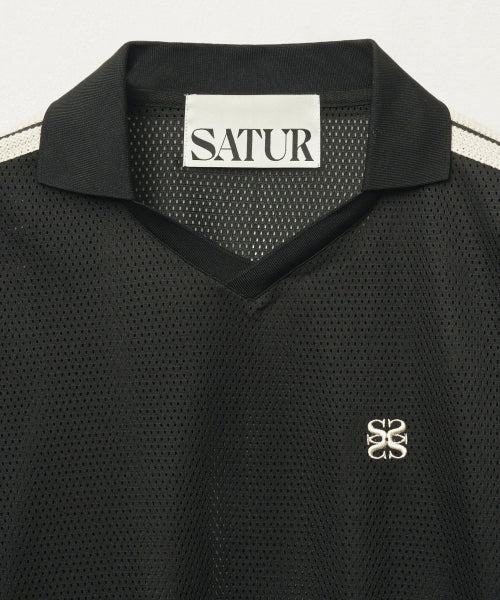 Lausanne Mesh Football Shirt Black
