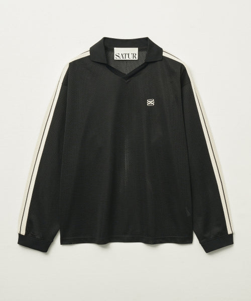 Lausanne Mesh Football Shirt Black
