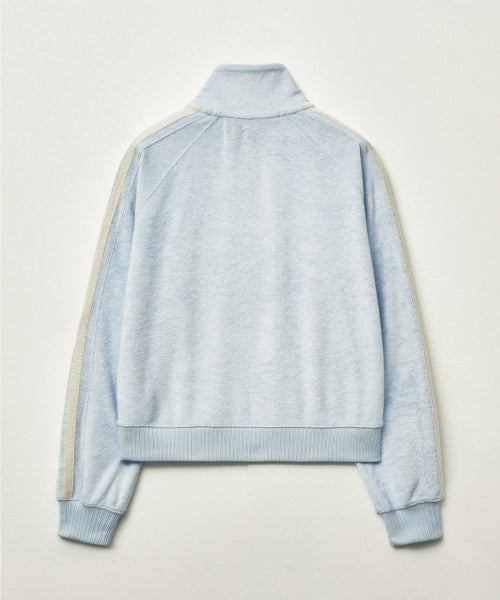 (W) Lawton Terry Track Zip-up Jacket Sky Blue