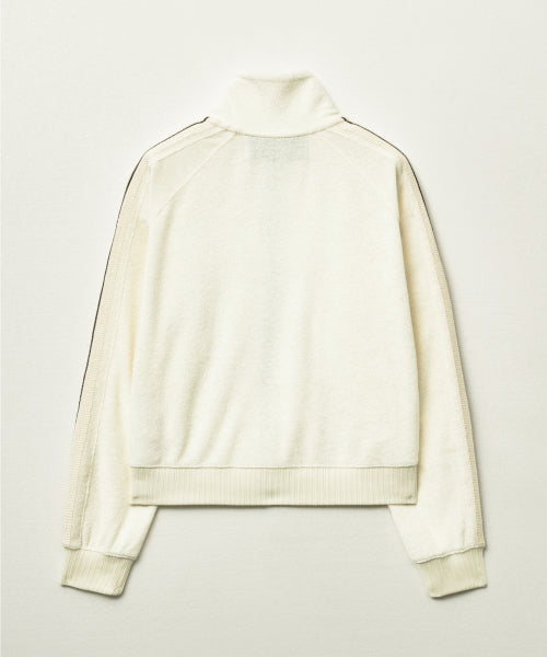 (W) Lawton Terry Track Zip-up Jacket Cream