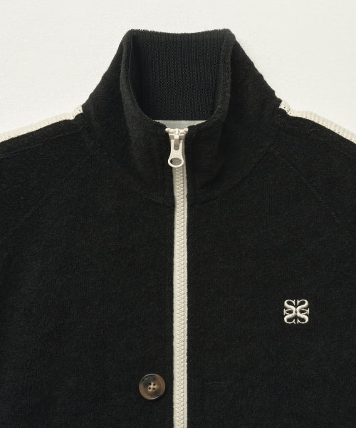 (W) Lawton Terry Track Zip-up Jacket Black