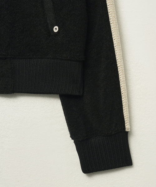 (W) Lawton Terry Track Zip-up Jacket Black