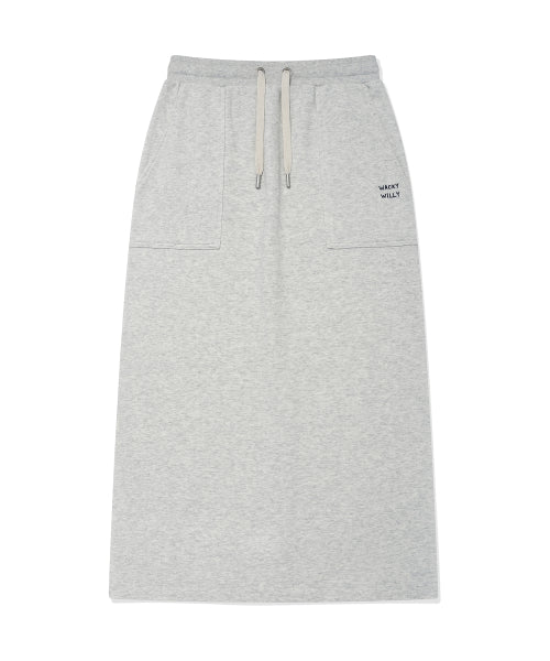 Women's sweat skirt oatmeal