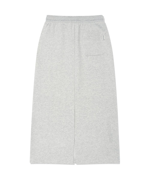 Women's sweat skirt oatmeal