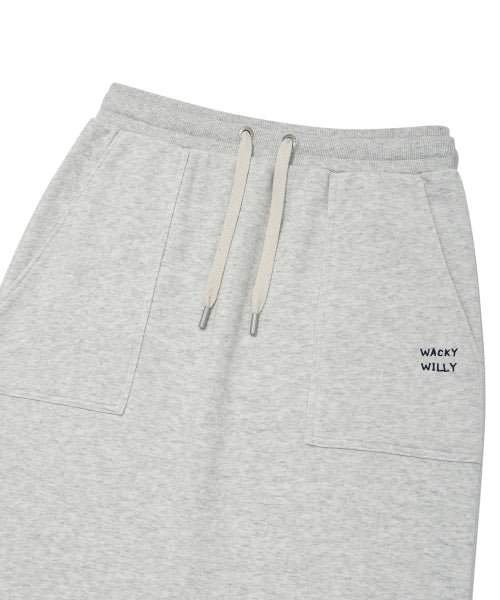 Women's sweat skirt oatmeal