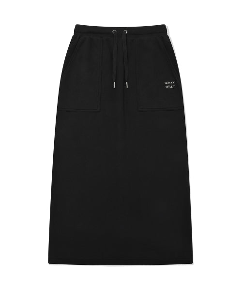Women's sweat skirt black