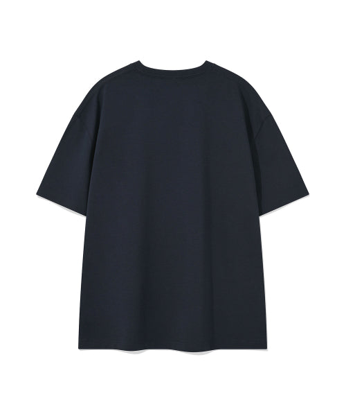 Kiki Lily Double Wappen Short-Sleeved T-Shirt Dark Navy