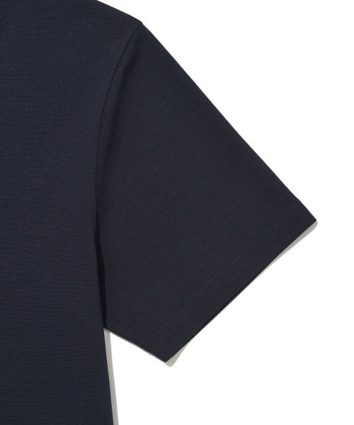 Kiki Lily Double Wappen Short-Sleeved T-Shirt Dark Navy