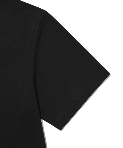 Bear Print Short-Sleeved T-Shirt Black