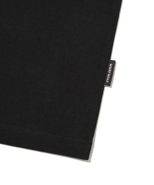 Bear Print Short-Sleeved T-Shirt Black