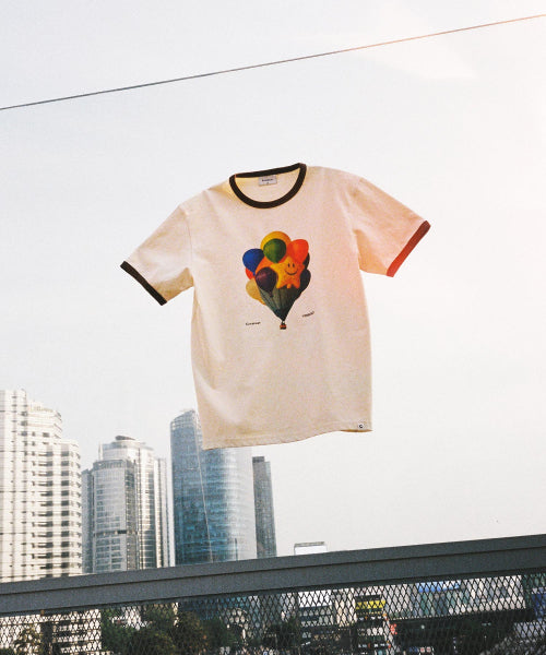 [YOSIGO] BALLOON FESTIVAL RINGER T-SHIRT